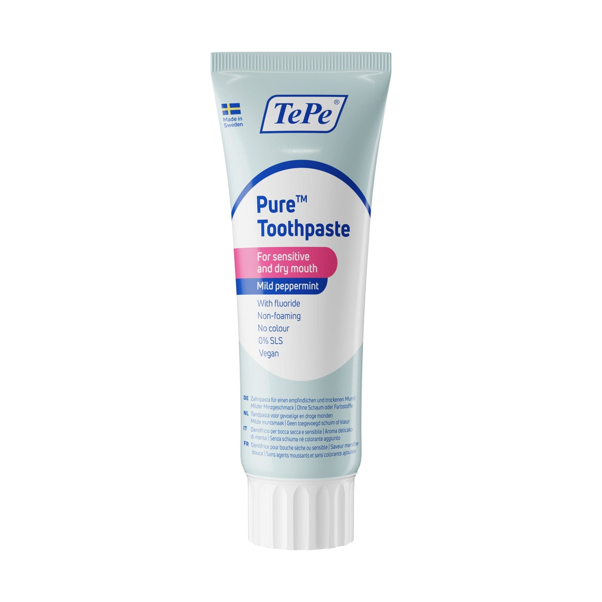 TePe Pure™ Toothpaste, mild peppermint